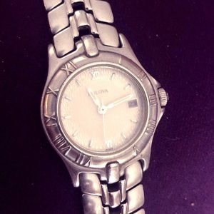 Bulova Quartz Stainless Steel Watch